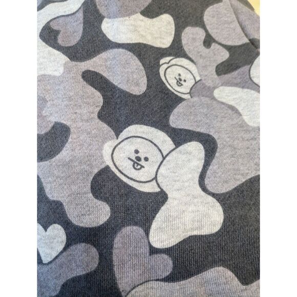 BTS BT21 Line Friends K-pop Chimmy Hooded Zip Up Cotton Jacket Size Small - Picture 7 of 8